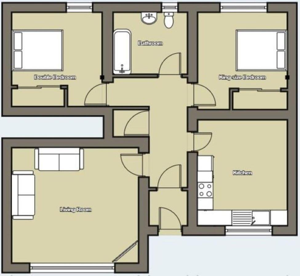 Hill View 2 Bedroom Free Parking Ίνβερνες Εξωτερικό φωτογραφία